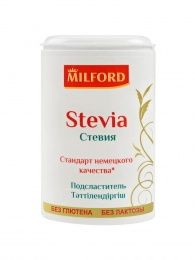 Milford подсластитель "Стевия с экстрактом листьев стевии", 370 таб
