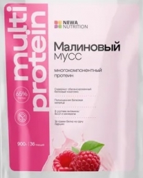 Протеиновый коктейль "Малиновый мусс", 750 гр