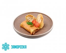 Завтрак № 04  Блины нутовые с курицей