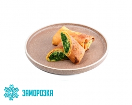 Завтрак № 03 Блины нутовые со шпинатом