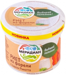 Риет из форели с сыром рикотта