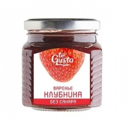Варенье "Клубника" без сахара, 300 гр