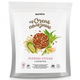 Хлебцы льняные с семенами кунжута, 80 гр